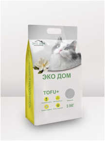 Комкующий наполнитель TOFU, Жасмин Комкующий наполнитель TOFU, Жасмин